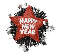 Widmann - Spilla Happy New Year Unisex-Adult, Rosso, Taglia Unica, VD-WDM7893R