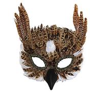 W WIDMANN MILANO Party Fashion - Maschera da gufo con piume