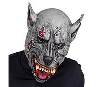 MASCHERA STREGA CON CAPELLI E FOULARD