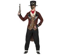 Widmann Steampunk (Tailcoat With Shirt & Vest, Pants, Ascot, Fingerless Gloves,
