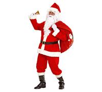 W WIDMANN MILANO Party Fashion-Babbo Natale Vecchio Stile Costume Uomo, Multicolore, (Taglia Unica), 1544V