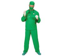 Widmann Surgeon (Coat, Pants, Cap, Face Mask) (S) Green