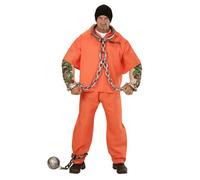 Widmann Tattooed Convict (Shirt, Tattooed Muscle Arms, Pants) (L) Orange