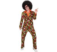 Widmann The 60s Fashion - Flowers (Jacket, Pants) (L) Black