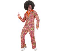 Widmann The 60s Fashion - Paisley (Jacket, Pants) (XL) Pink