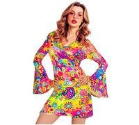 Widmann The 60s Fashion - Peace & Love (Dress) (L) Different Colors