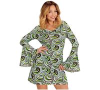 Widmann The 70s Groovy Style - Waves (Dress) (M) Green