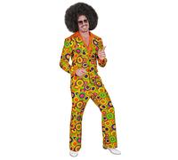 Widmann The 70s Groovy Style - Yellow Circles (Jacket, Pants) (M) Yellow