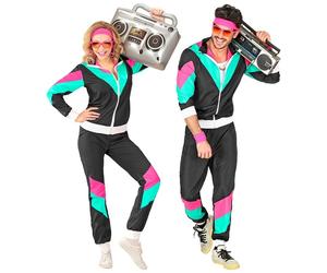 Widmann The 80s Shell Suit (Jacket, Pants) (L) Black