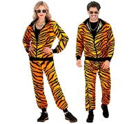 Widmann Tiger Animalier Party Fashion Tracksuit (Jacket, Pants) (L) Different Co