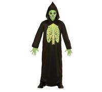 Widmann Toxic Reaper (Hooded Robe) (128 cm / 5-7 Years) Black
