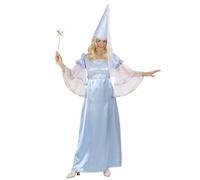 Widmann Turquoise Fairy (Dress, Hat Withveil) (S) Turquoise / Light Blue