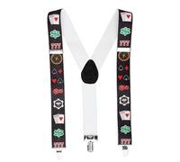 Widmann Unisex Reindeer set, glasses, suspenders and bow tie