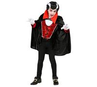 Widmann Victorian Vampire (Jacket With Vest, Jabot, Cape) (116 cm / 4-5 Years) D