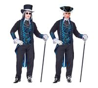 Widmann Victorian Vampire (Jacket With Vest, Shirt & Jabot, Pants, Hat) (M) Diff