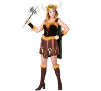 Widmann Viking (Dress With Cape, Arm Pieces, Helmet) (S) Different Colors