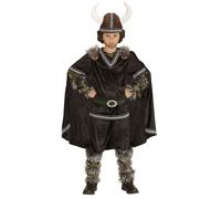Widmann Viking (Tunic With Belt And Cape, Boot Tops, Helmet) (158 cm / 11-13 Yea