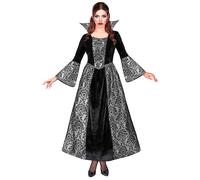 Widmann Voodoo Priest (Jacket With Shirt, Pants, Hat) (158 cm / 11-13 Years) Bla