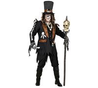 Widmann Voodoo Priest (Jacket With Vest, Hat) (L) Black