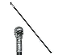 Widmann W MILANO Party Fashion, Teschio Stick, Design unico con teschio in rilievo, materiali resistenti, versatile per Halloween, comfort ergonomico, facile manutenzione