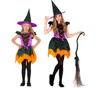 Widmann Witch (Dress, Hat) (116 cm / 4-5 Years) Different Colors