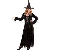 Widmann Witch (Dress, Hat) (L) Black