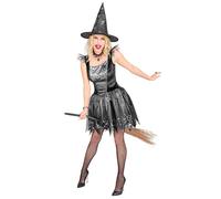 Widmann Witch (Dress, Hat) (S) Black