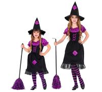Widmann Witch (Dress With Crinoline Underskirt, Hat) (116 cm / 4-5 Years) Differ