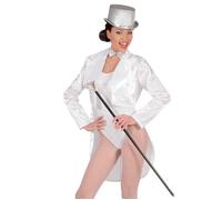 Widmann Women's White Satin Tailcoat (M) White