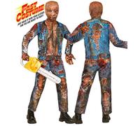 Widmann Zombie Fast Costume (Jacket, Pants, Gloves, Mask) (140 cm / 8-10 Years)