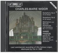 Widor, C.M. - Sym 1/3/6