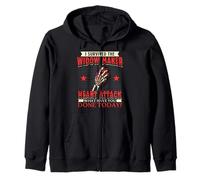 Widow Maker Heart Attack Arresto Cardiaco Felpa con Cappuccio