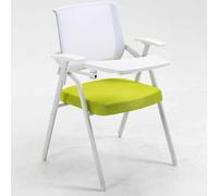 Widppsopt Chair with Desk Attached Adults, Mesh Office armchair Ergonomic Desk armchair, Folding Chairs for Office, School, Training Conference Waiting Room for Conference Room