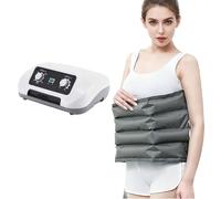 Widppsopt elettrico a compressione d'aria massaggiatore a 4 camere per alleviare il dolore lombare localizzato in vita. Sistema di pressoterapia. Rilassamento muscolare a 3 intensità. Tera