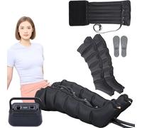 Widppsopt, massaggiatore a compressione d'aria, strumento di rilassamento per vita, braccia e gambe per massaggio corpo completo, pressoterapia, drenaggio lin
