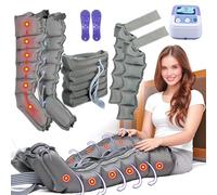 Widppsopt Massaggiatore elettrico a 6 cavità a compressione d'aria, strumento per rilassare tutto il corpo, vita, braccia, gambe, per massaggi completi del corpo, pressoterapia, drenaggio linfatico