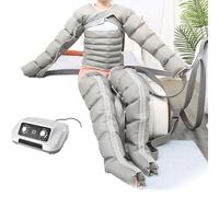 Widppsopt Massaggiatore elettrico per gambe a compressione ad aria per piedi, 6 cavità, migliora la circolazione sanguigna, migliora il dolore per tutto il corpo, vita, gambe, braccia e rilassamento