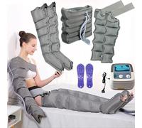 Widppsopt Massaggiatore per drenaggio linfatico, massaggiatore elettrico a compressione per gambe, allevia il dolore alle gambe con drenaggio linfatico, migliora la circolazione, per braccia, gambe