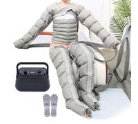 Widppsopt Massaggiatore per il drenaggio linfatico, massaggiatore elettrico per piedi, massaggiatore per gambe a 6 cavità, strumento per rilassare tutto il corpo, vita, braccia, gambe, per massaggi