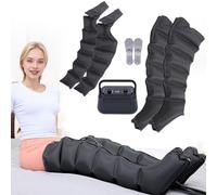 Widppsopt Massaggiatore pneumatico a 6 cavità, massaggiatore a compressione dell'aria, strumento per rilassare tutto il corpo, per massaggi completi del corpo, pressoterapia, drenaggio linfatico