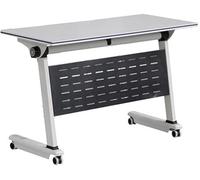 Widppsopt Office Folding Conference and Training Table Long Conference Table with Splice Combination for Versatile Scenarios 360° Silent Rollers for Easy Mobility(120 * 60cm/47.2 * 23.6in)