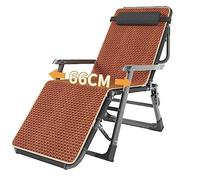 Widppsopt Poltrona reclinabile a gravità zero in lega di alluminio, larghezza 66 cm, sedia da balcone Siesta, sedie da giardino pieghevoli portatili, sdraio prendisole con schienale regolabile