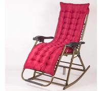 Widppsopt Poltrona reclinabile con cuscino cervicale staccabile, pieghevole e dondolo per pause di svago sul balcone