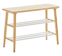 Widppsopt Scarpiera moderna minimalista sgabello per scarpe in legno massello sgabello per scarpe portico scarpiera