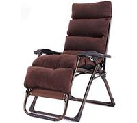 Widppsopt Sedia a sdraio da giardino leggera a gravità zero, grande, pieghevole, reclinabile, per esterni, con supporto in cotone, capacità di carico 260 kg. Vision