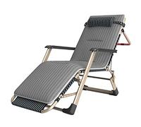 Widppsopt Sedia reclinabile pieghevole a gravità zero, sdraio prendisole, lettino reclinabile per giardino, patio esterno con cuscino per la testa