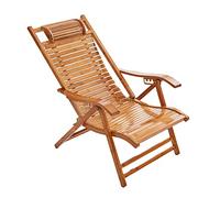 Widppsopt Sedia reclinabile, sedia reclinabile pieghevole in legno, sdraio prendisole relax per esterni con schienale regolabile, sedia a sdraio per giardino, balcone, patio, carico 200 kg