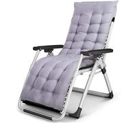 Widppsopt Sedie a gravità zero da esterno, sdraio prendisole, reclinabile per spiaggia, giardino, campeggio, sedia a sdraio pieghevole, supporto 200 kg Vision