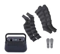 Widppsopt Sistema di recupero a compressione dell'aria a 6 cavità, massaggiatore elettrico per gambe, stivali a compressione, stivali di recupero, massaggio linfatico per gambe, favorisce la
