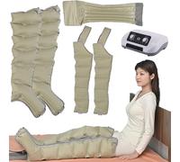 Widppsopt Strumento di rilassamento completo per vita, braccia e gambe, 6 cavità, massaggiatore elettrico a compressione ad aria, massaggiatore per drenaggio linfatico, per la circolazione, braccia